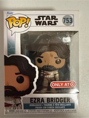 Funko POP! Star Wars Ezra Bridger Vinyl Figure - White & Brown